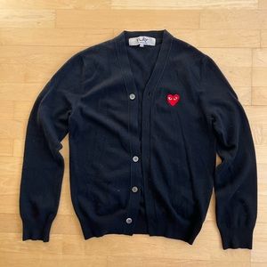 Vintage COMME DES Garçon Mens Cardigan Cashmere